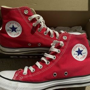 Red High Top Converse